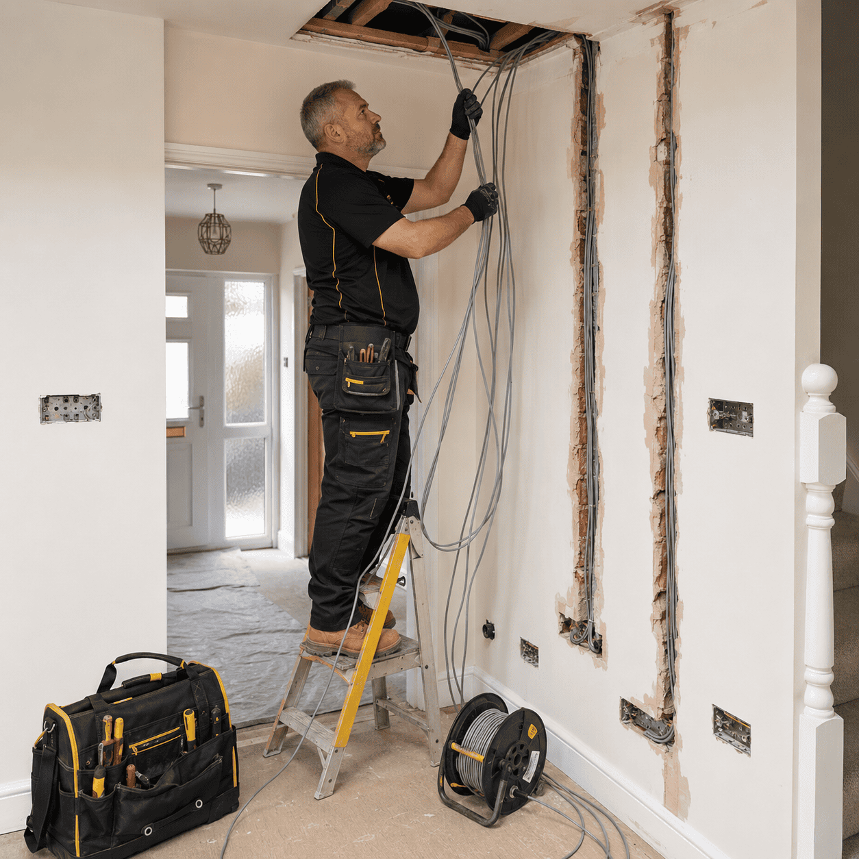 full & partial house rewiring